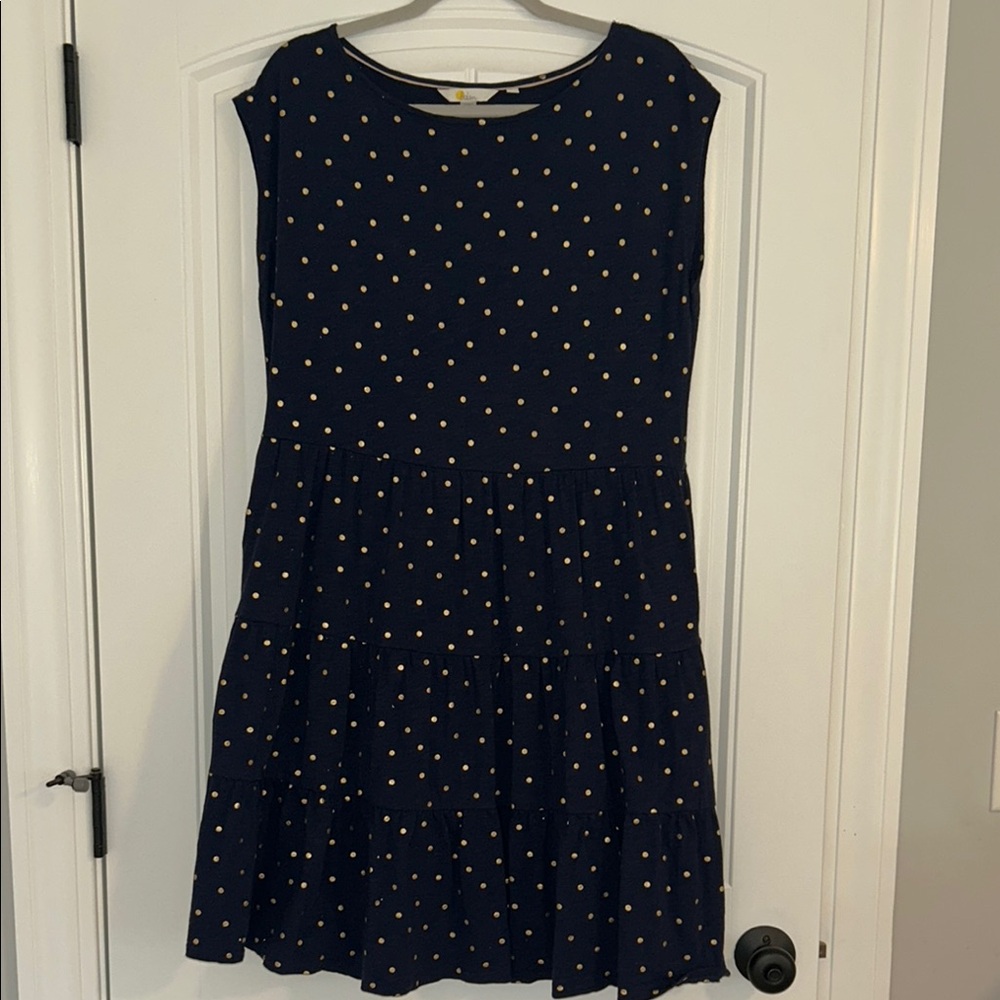 Boden Blue Polka Dot Sundress
